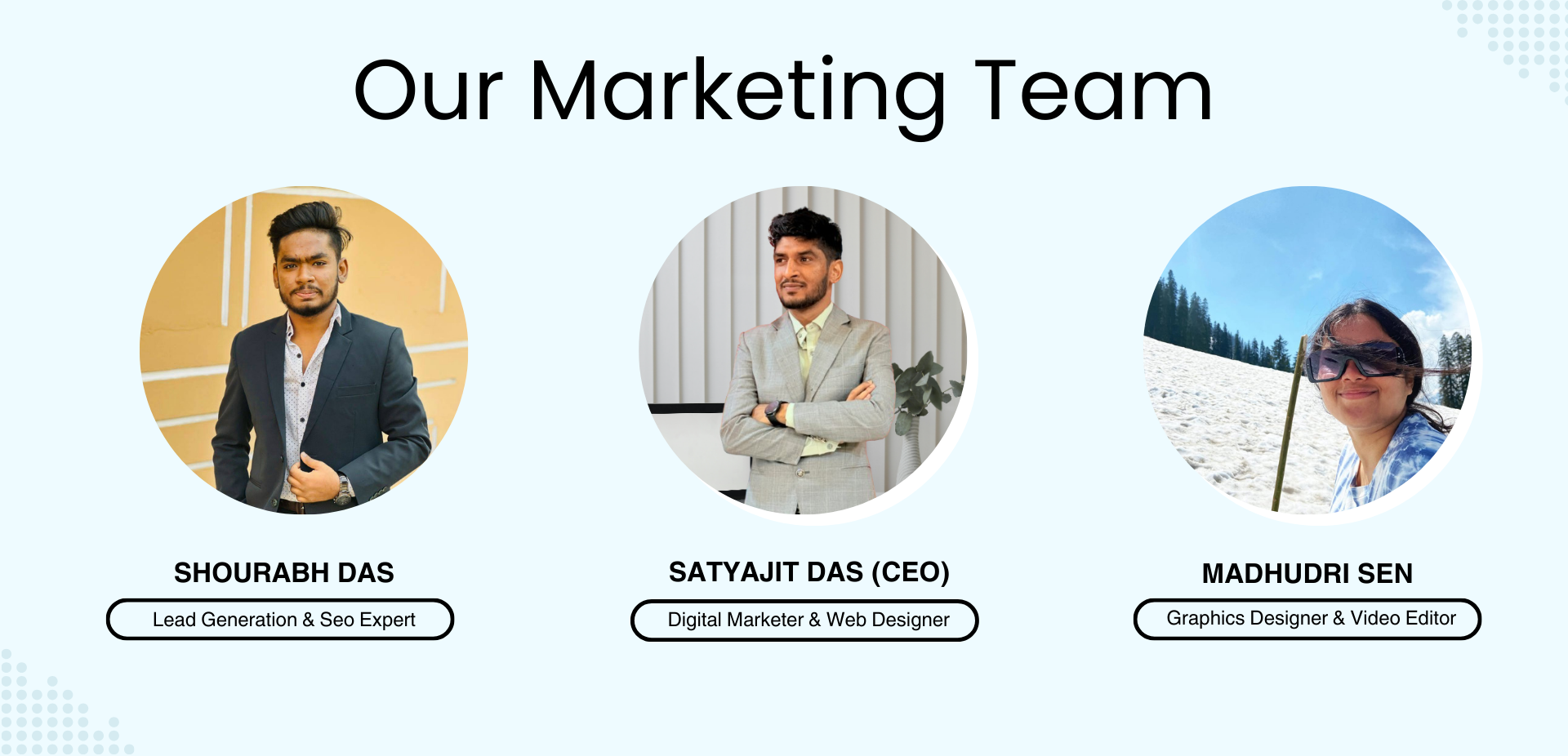 Our Marketing Team